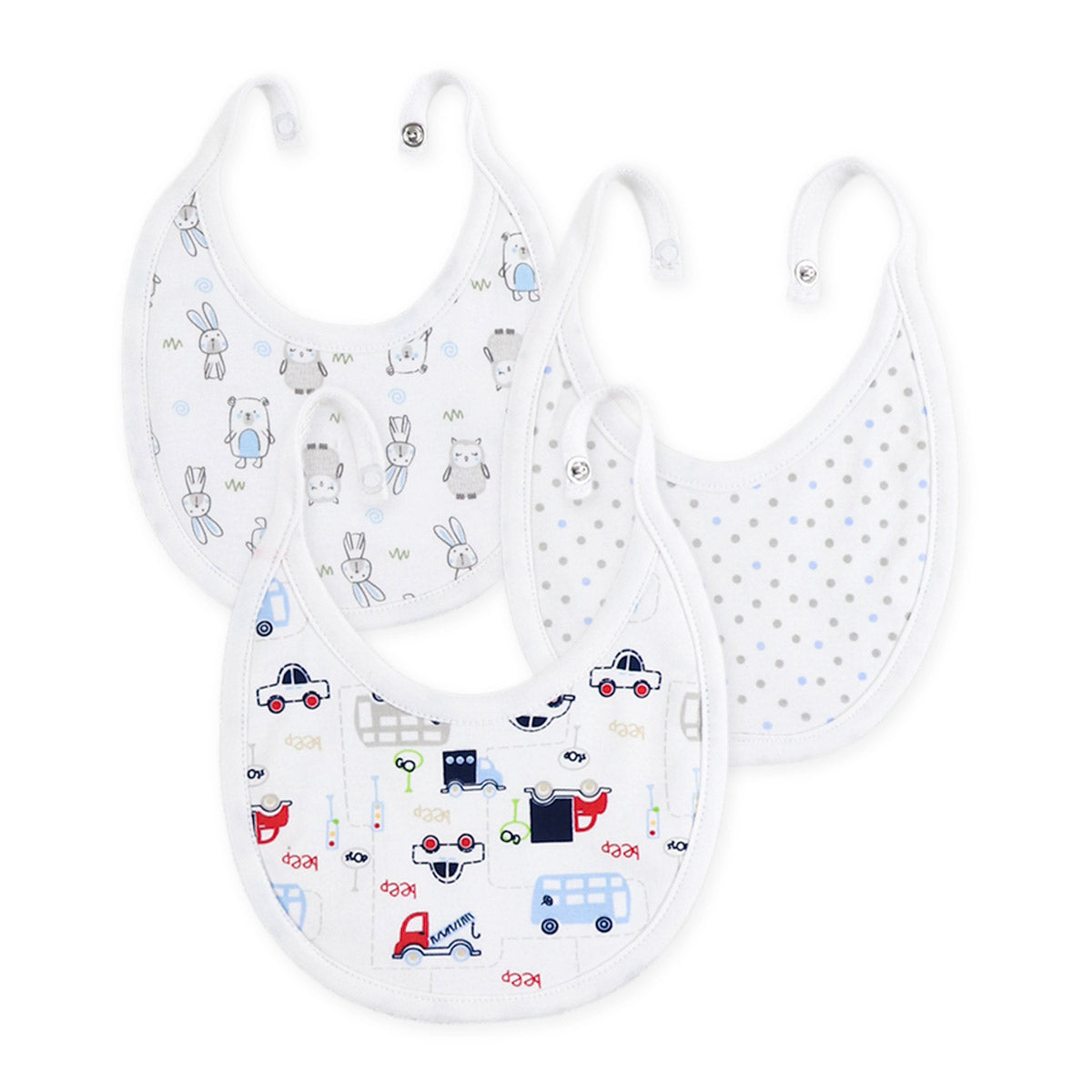 BABERO PACKx3 ESTAMPADO NIÑO - 1833