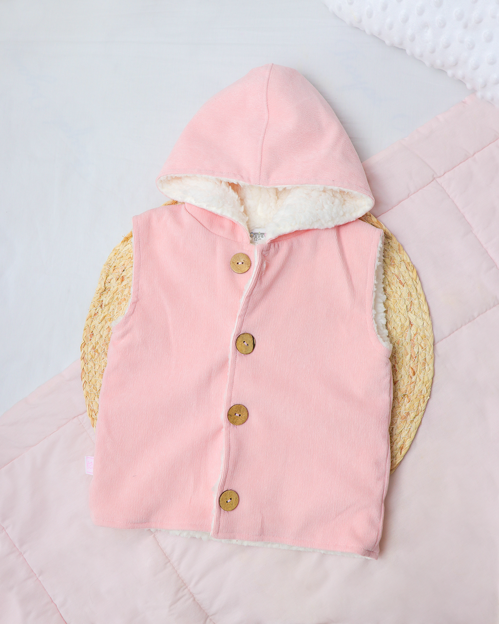 CHALECO PELUCHE ROSA