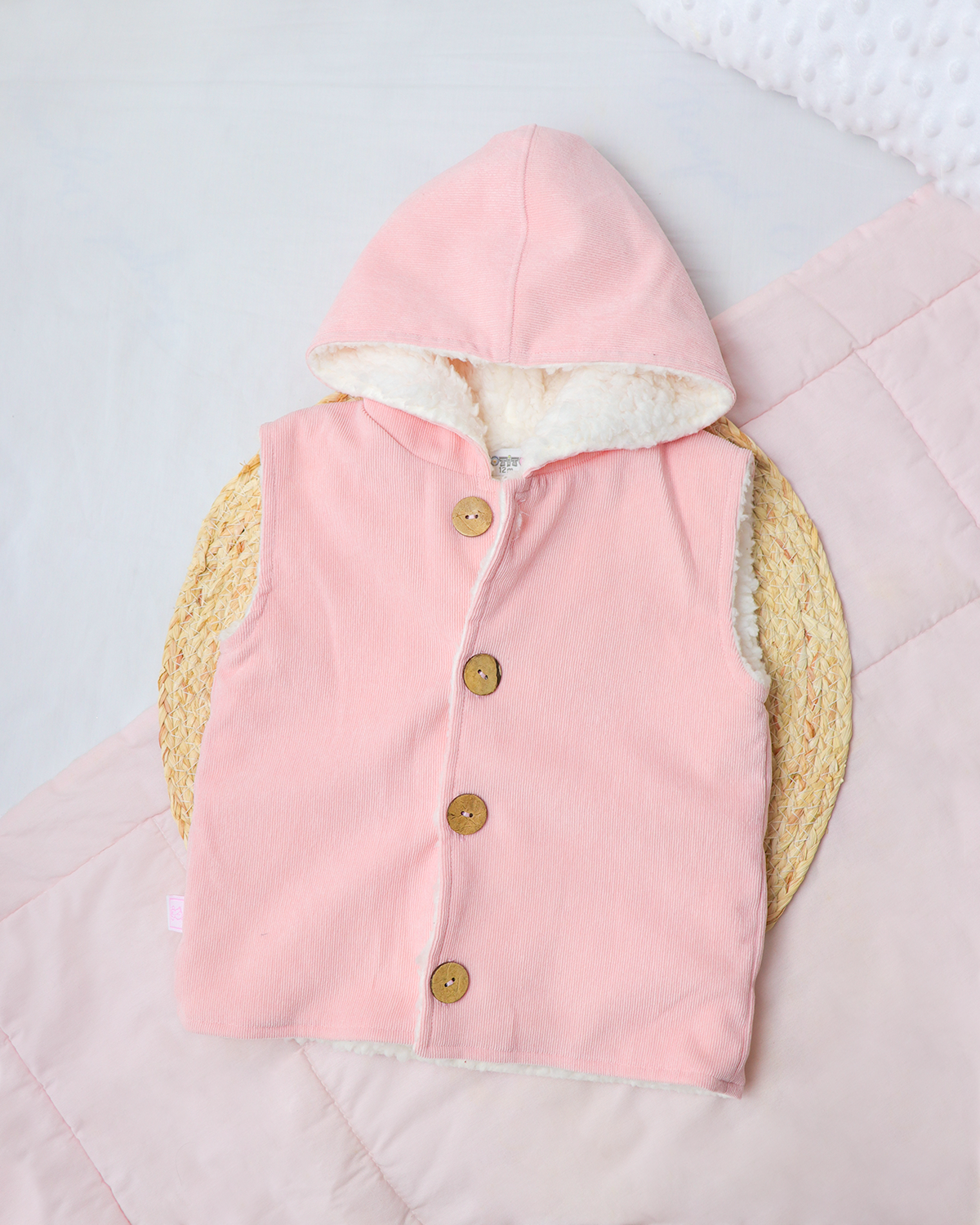 CHALECO PELUCHE ROSA