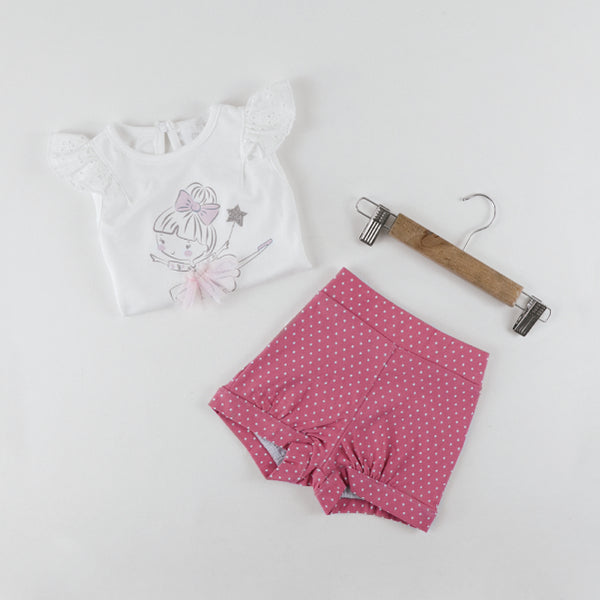 CONJUNTO LUCY BLANCO POLO + SHORT 77931