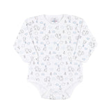 BODY MG LARGA ESTAMPADO NIÑO CAT CELESTE 6202*