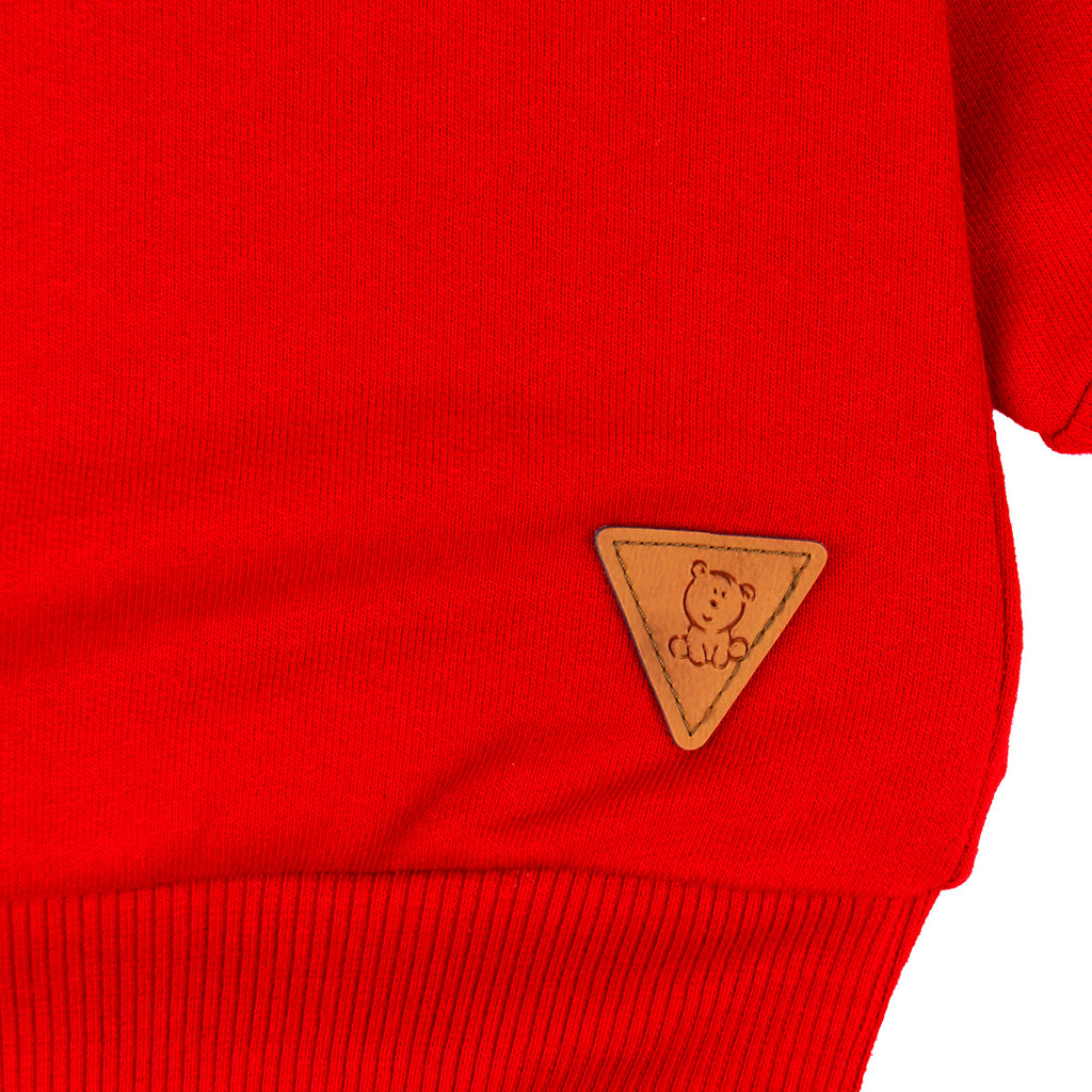 POLERA FRANELA ROJO 6198
