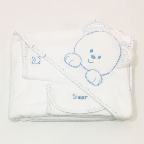 TOALLA DOBLE FELPA OSO BLCEL 1370