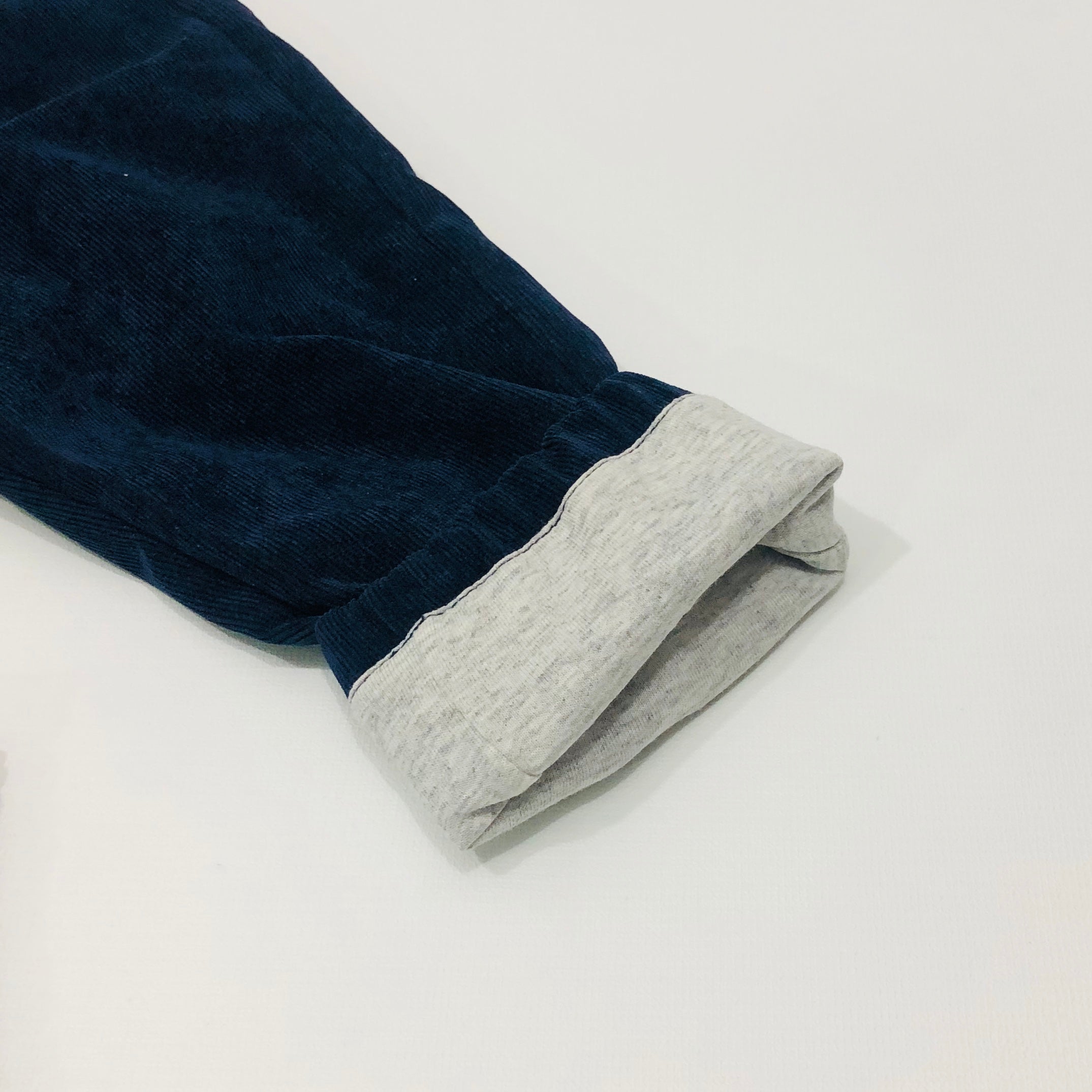 PANTALON BBCORD CON FORRO AZUL 7695