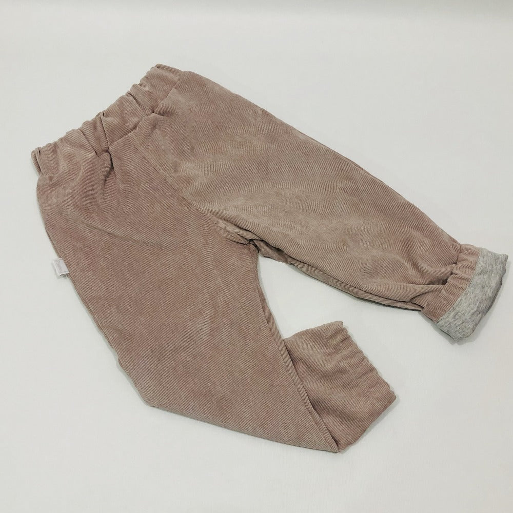PANTALON BBCORD CON FORRO BEIGE 7695