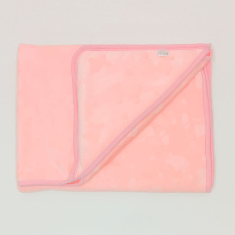 MANTA PELUCHE C/CAPUCHA ROSADO 4777