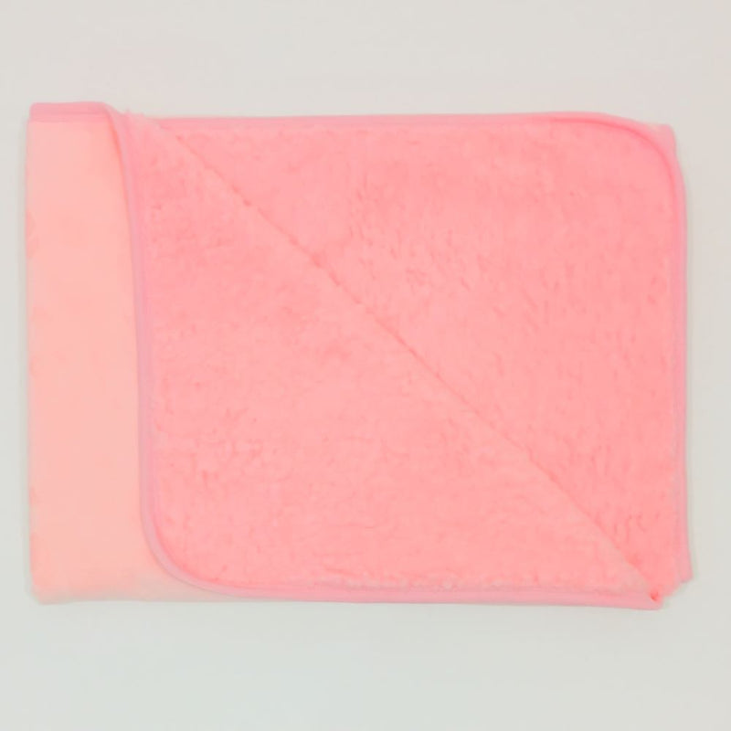MANTA PELUCHE C/CAPUCHA ROSADO 4777