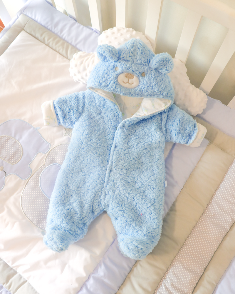 BBCRECE PELUCHE ACOLCHADO OSO CELESTE 7180