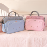 BOLSO PAÑALERO OSO ROSADO