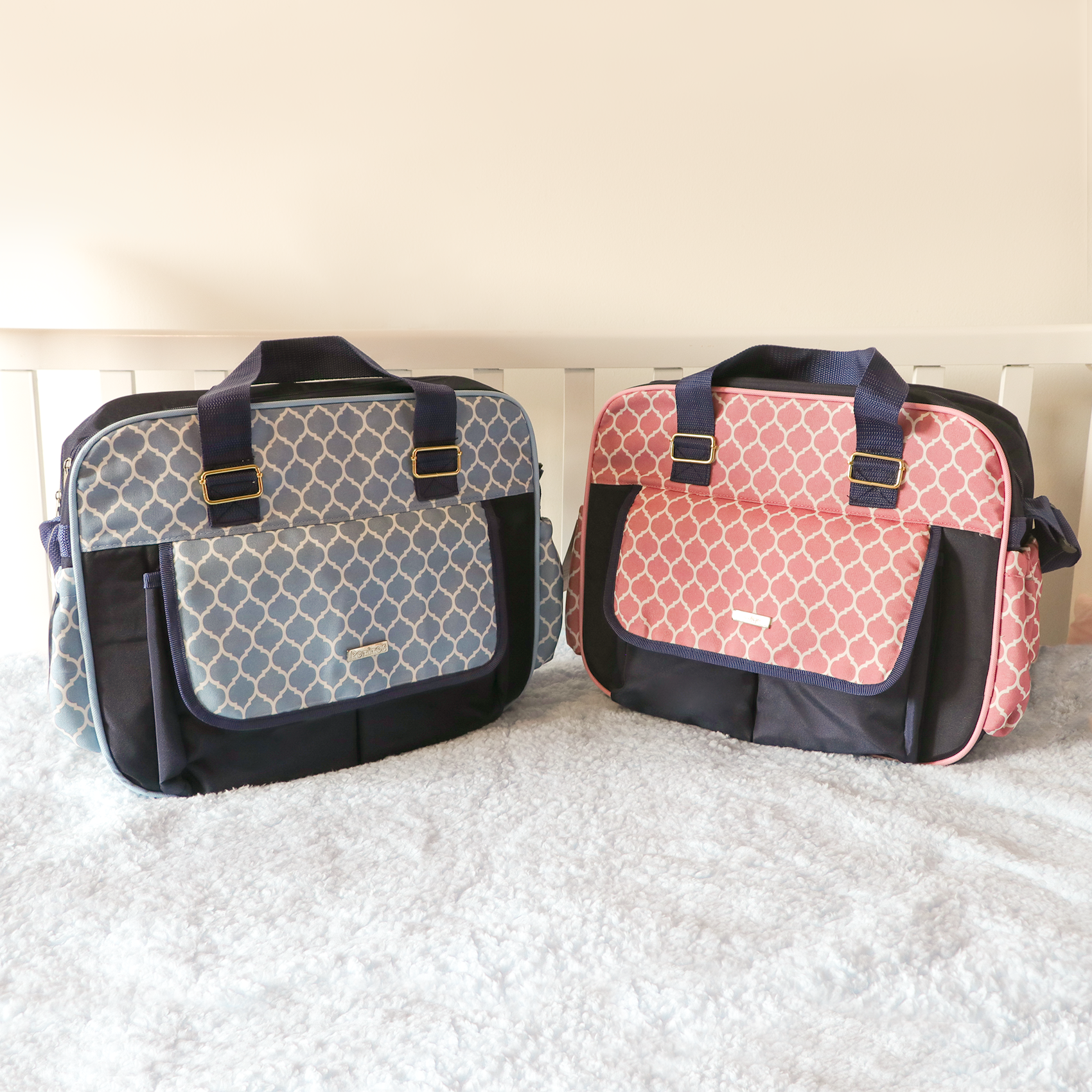 BOLSO PAÑALERO  ROSADO