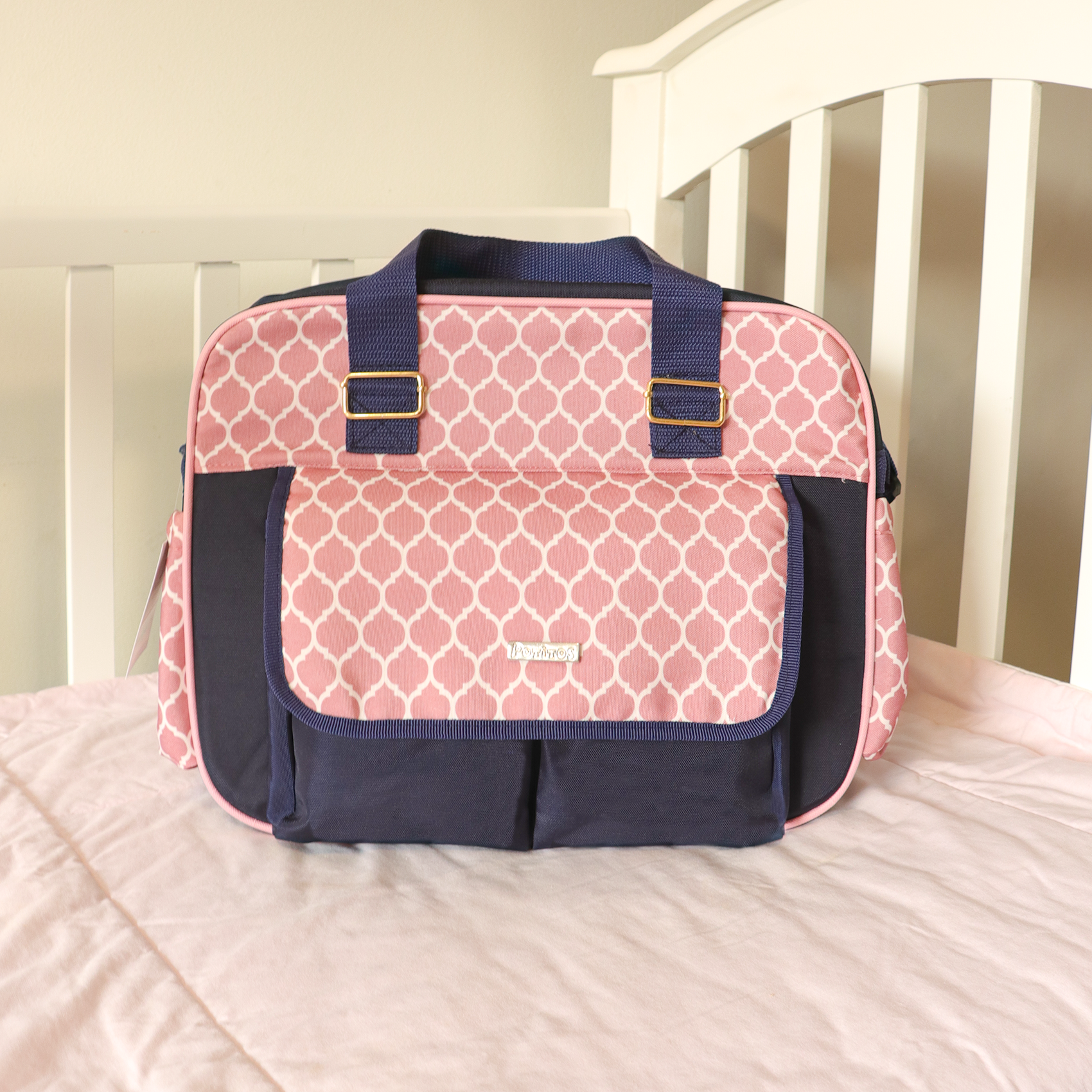 BOLSO PAÑALERO  ROSADO