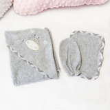 TOALLA FELPA GRIS JIRAFA 47952MLG