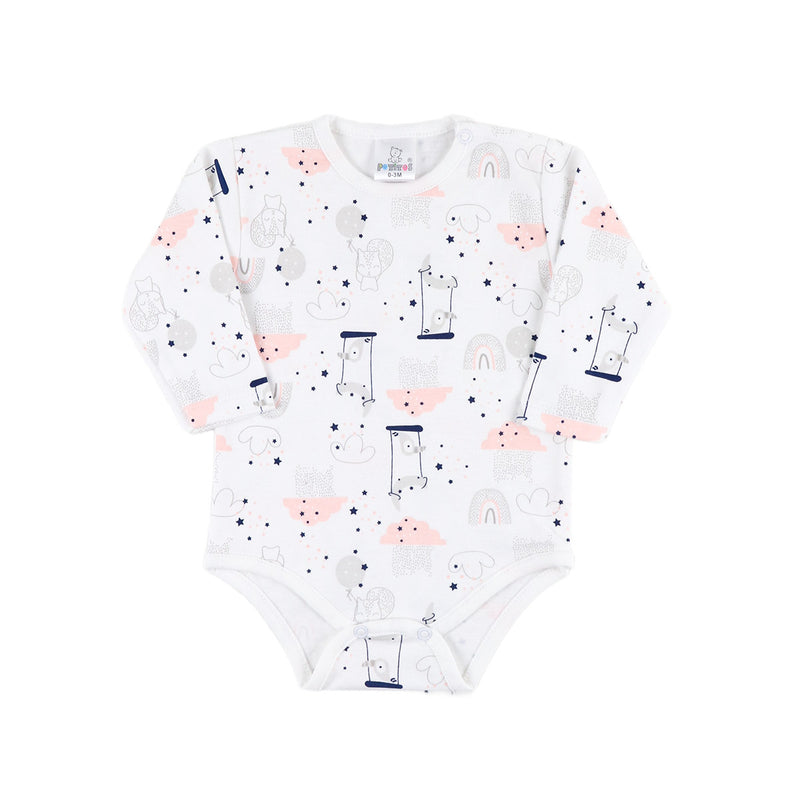 BODY MG LARGA ESTAMPADO ARDILLA NIÑa 6202*