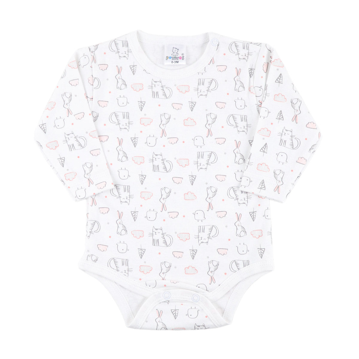 BODY MG LARGA ESTAMPADO CAT NNA 6202*