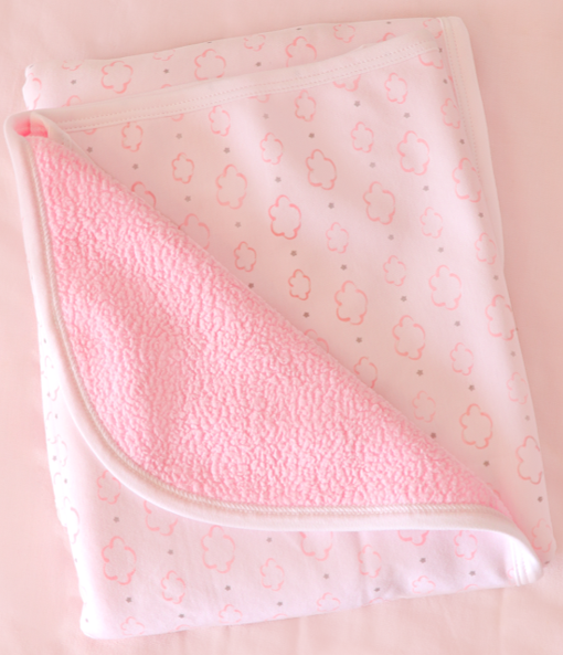 MANTA PIMA CON POLAR NUBE ROSADO  1128