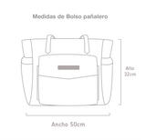 BOLSO PAÑALERO VIENA CUERO 7368