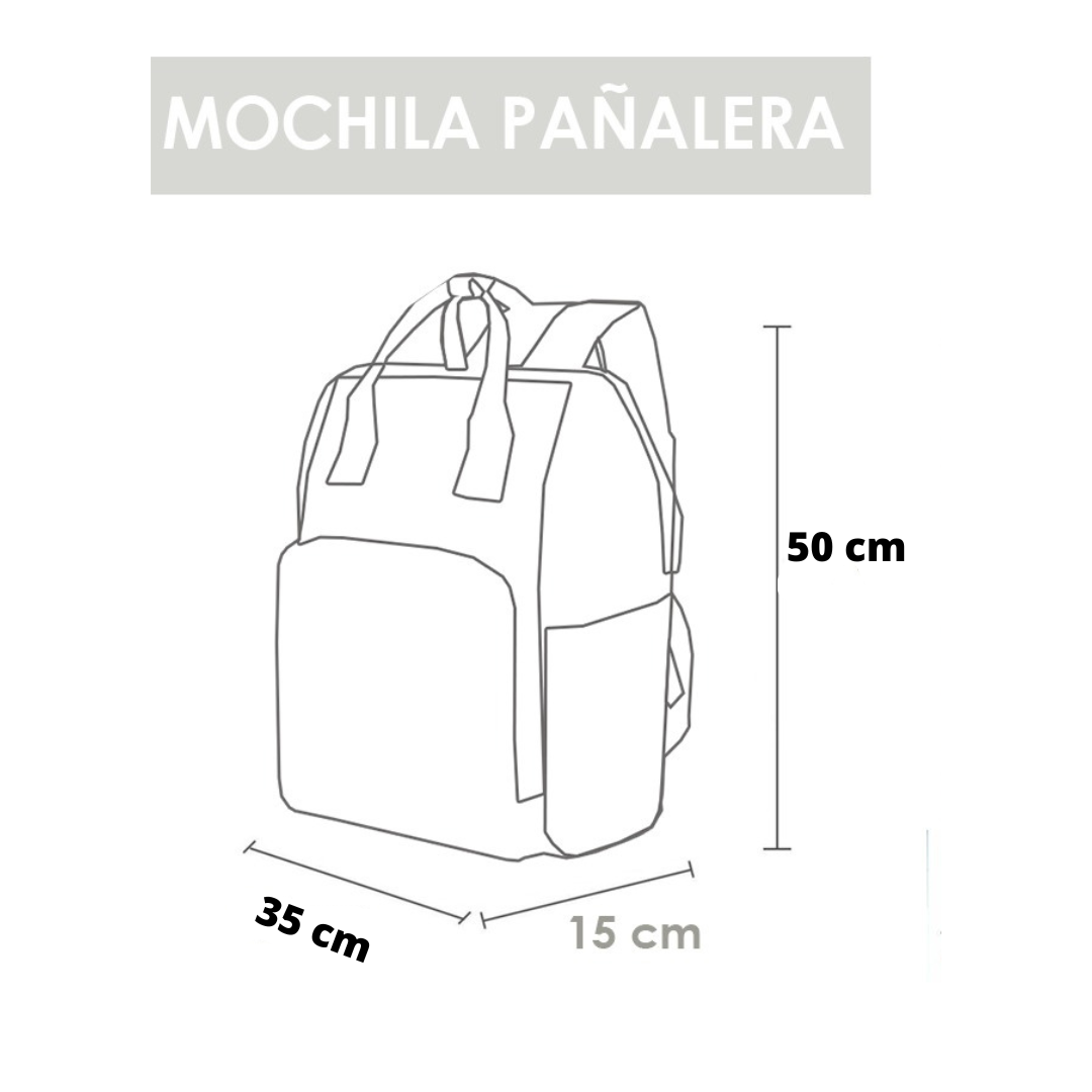 MOCHILA  PAÑALERA MATERNA LIU 2105