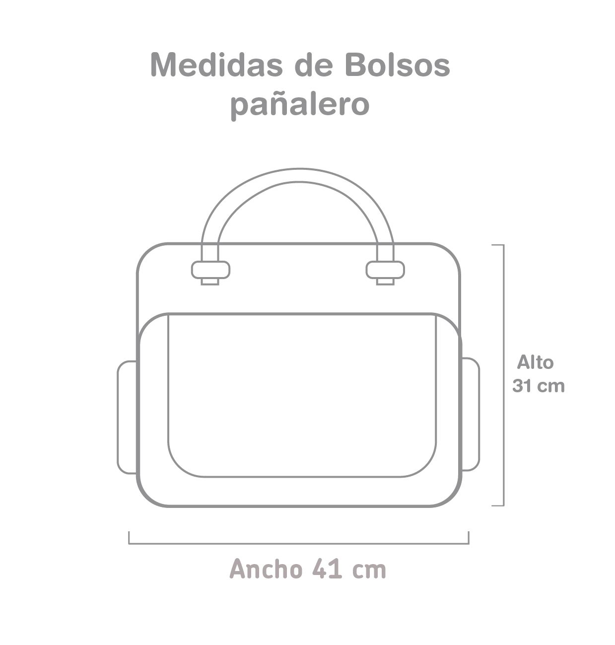 BOLSO PAÑALERO  ROSADO