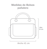 BOLSO PAÑALERO  ROSADO