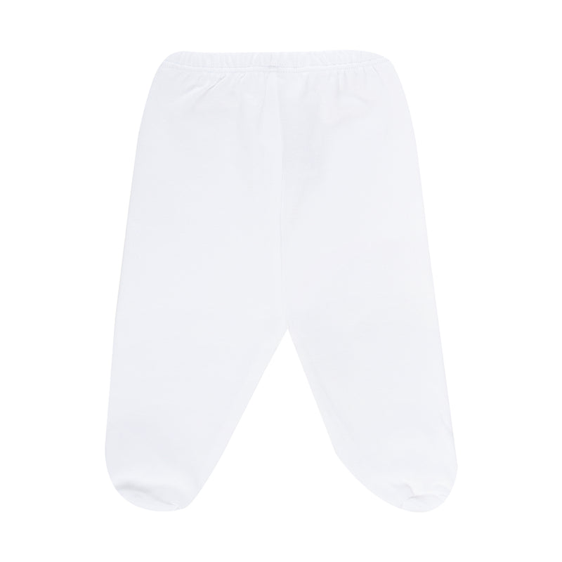 PANTALON BB C/PIE COLOR BLANCO