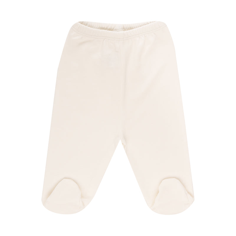 PANTALON BB C/PIE COLOR CREMA