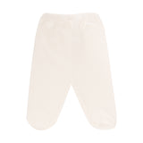 PANTALON BB C/PIE COLOR CREMA