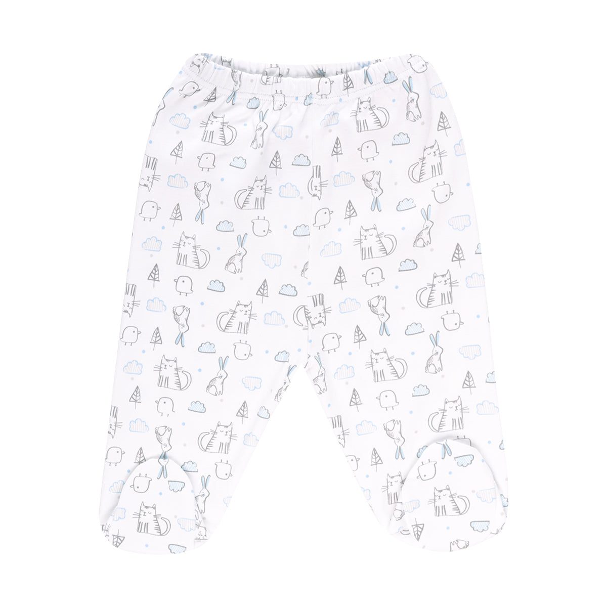 PANTALON C/ PIE ESTAMPADO CAT NIÑO*