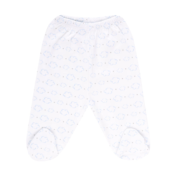 PANTALON C/PIE ESTAMPADO NUBE CEL 6204*