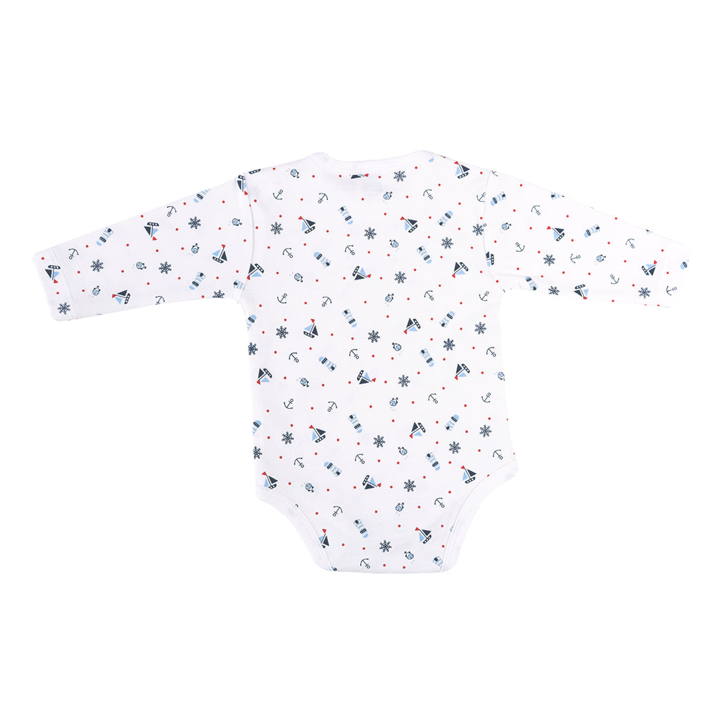 BODY MG LARGA ESTAMPADO NIÑO NAVI 6202*