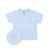 POLO MC PIMA BORDADO CELESTE 2181