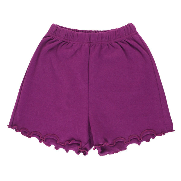 SHORT ALGODÓN CON BOBOS LUCIANA MORADO 7486