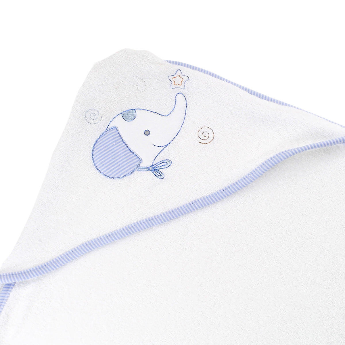 TOALLA FELPA BLANCO/CEL ELEFANTE