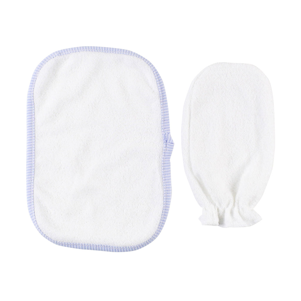 TOALLA FELPA BLANCO/CEL ELEFANTE