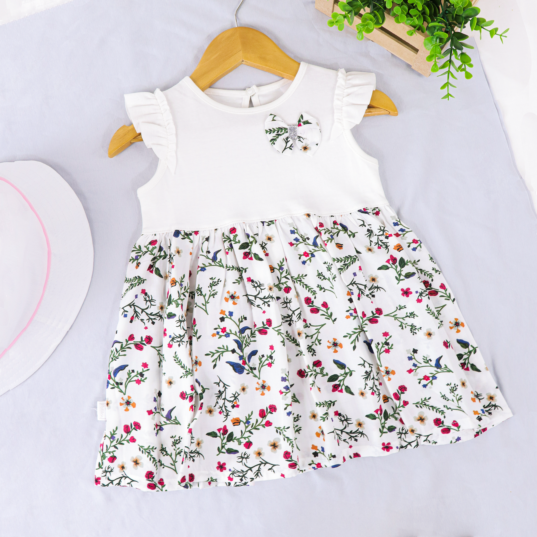 VESTIDO JAZMIN HUESO*