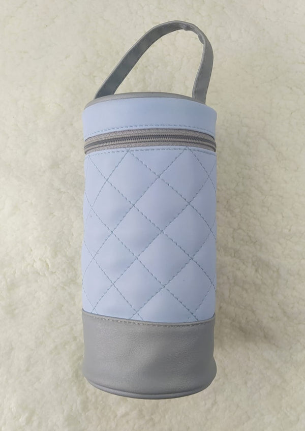 PORTA BIBERON CUERO CELESTE 8001