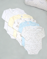 PACK X6 BODY MANGA LARGA NIÑO