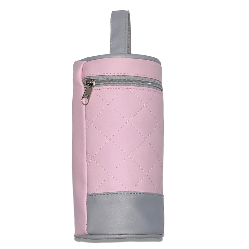PORTA BIBERON CUERO ROSADO 8001