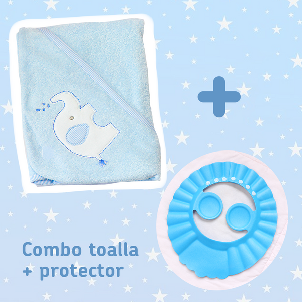 COMBO TOALLA FELPA + PROTECTOR DE BAÑO